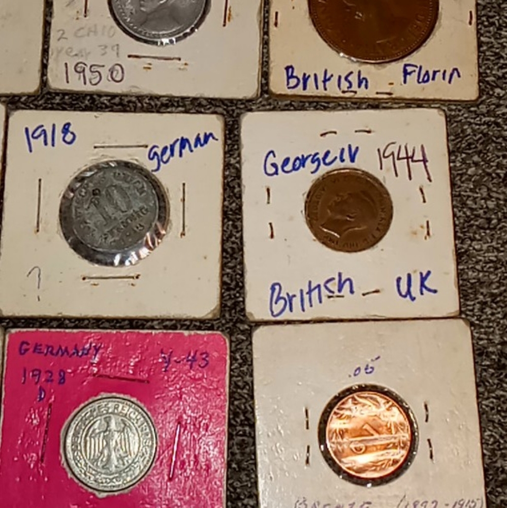 Foreign coins